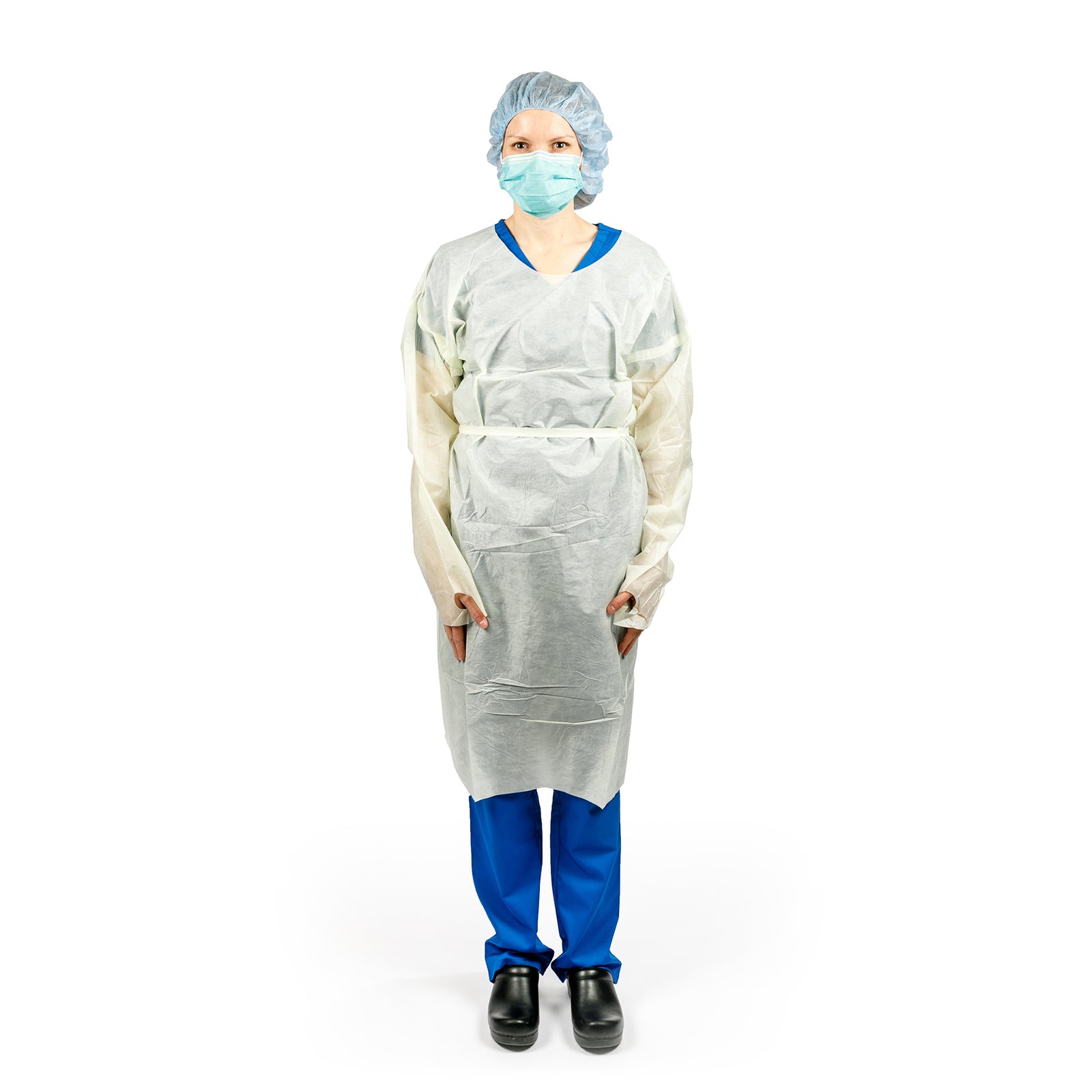 Winner Medical Releases Purcotton Isolation Gown with White Nonwoven  Laminated with Blue PE  Winner Medical Co Ltd